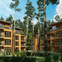 Apartment at the first line of the sea / lake in Latvia, Jurmala, 90 sq.m.