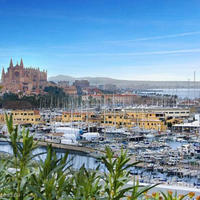 Пентхаус на первой линии моря/озера в Испании, Балеарские Острова, Пальма, 450 кв.м.