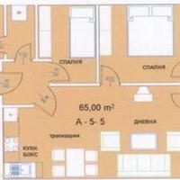 Квартира на первой линии моря/озера, в пригороде в Болгарии, Бургасская область, Елените, 65 кв.м.