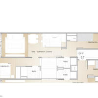 Квартира в центре города в Испании, Каталония, 65 кв.м.