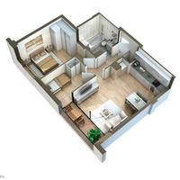 Flat in Spain, Catalunya, Barcelona, 62 sq.m.