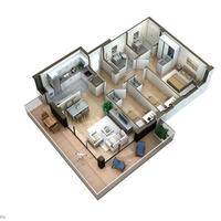 Flat in Spain, Catalunya, Barcelona, 62 sq.m.