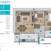 Flat in Turkey, 73 sq.m.