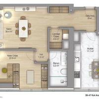 Квартира в Турции, 45 кв.м.