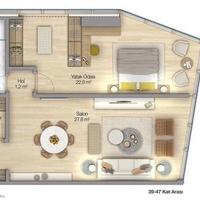 Квартира в Турции, 45 кв.м.