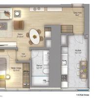 Квартира в Турции, 45 кв.м.