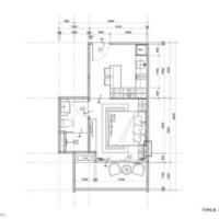 Flat in Thailand, Phatthaya, 32 sq.m.