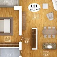 Flat in Latvia, Jurmala, Riga, 90 sq.m.